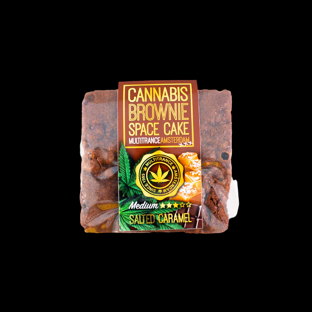 Cannabis Salted Caramel Brownie - Medium Sativa Flavor