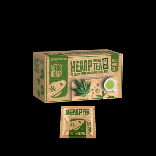 Astra Hemp - Green Tea with 25mg Hemp Oil