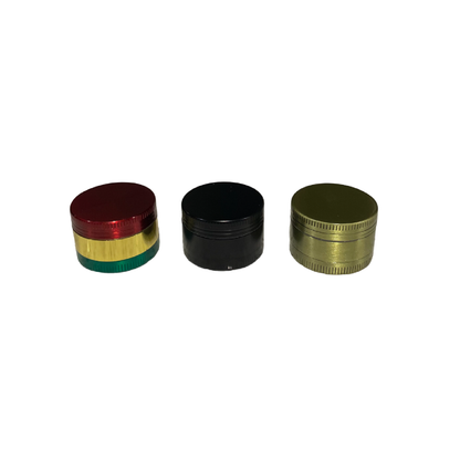 Mini Grinder - Rasta, Preto e Dourado