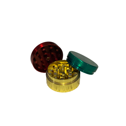 Mini Grinder - Rasta, Preto e Dourado