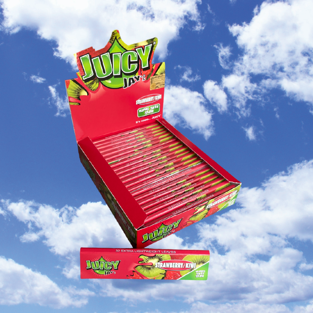 Rolling Papers - Juicy Jay's Strawberry/Kiwi King Size