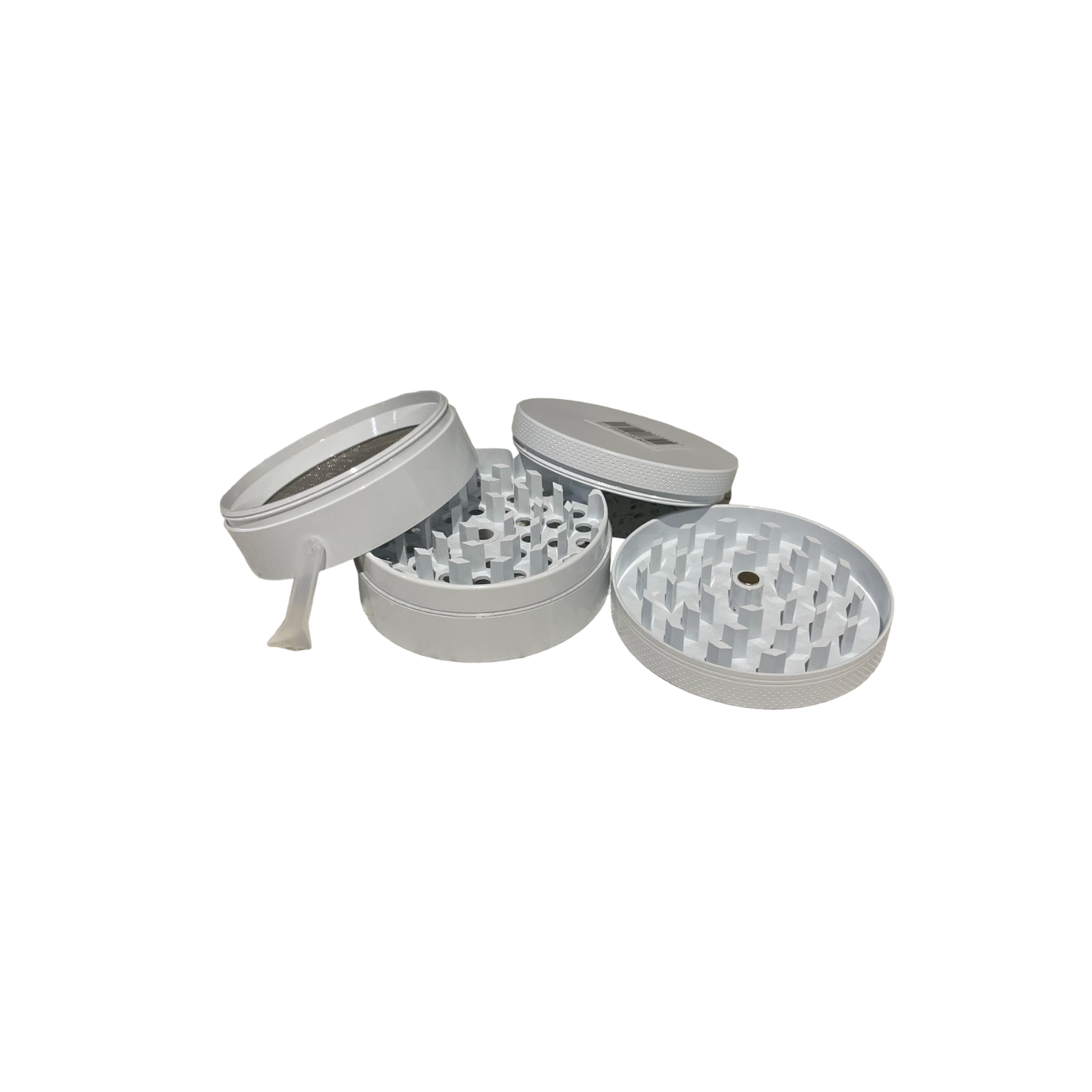 Premium Grinder - White Metal